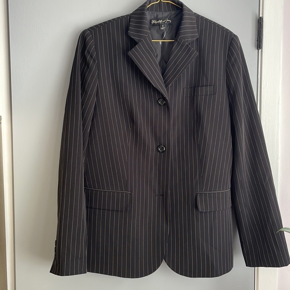 Elizabeth & James stripped blazer, size 4 - Picture 1 of 7